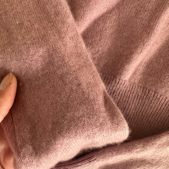 Aritzia Cashmere Polo - Size S in Lavender (colour no longer sold) - Picture 4 of 5